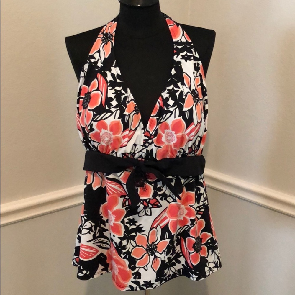Swim Suits For All Floral Tankini Size 20